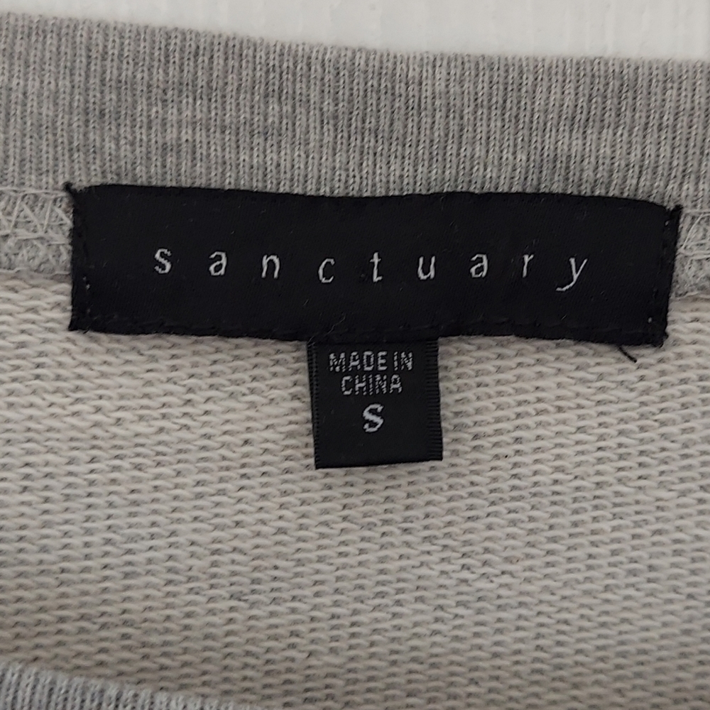 Sanctuary Bow Sleeve Top Small - Picture 2 of 6